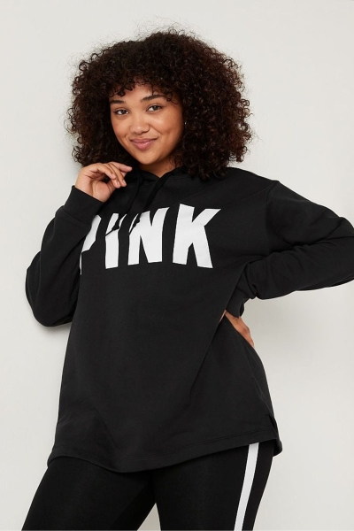 Victoria's Secret Fleece Campus Hoodie Negras | 184923DFO