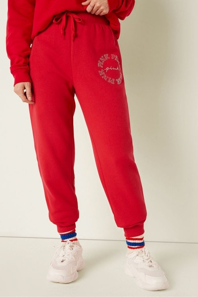 Victoria's Secret Fleece Lounge Jogger Rosas | 604182CZO