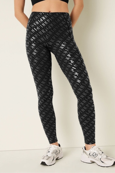 Victoria's Secret High Cintura Full Length Legging Negras | 289056YEN