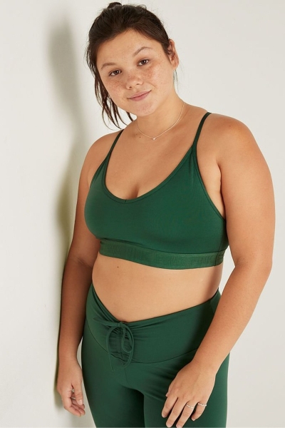 Victoria's Secret Lightly Forro Low Impact Sports Bra Verde | 749068DTA