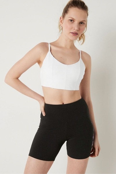 Victoria's Secret Lightly Forro Scoop Sports Bra Blancas | 367840VPN