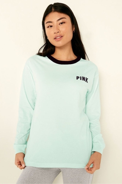 Victoria's Secret Long Sleeve T-Shirt Negras | 597480BGW