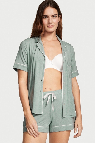 Victoria's Secret Modal Pyjama Corta Pyjamas Set Negras | 342697BTE