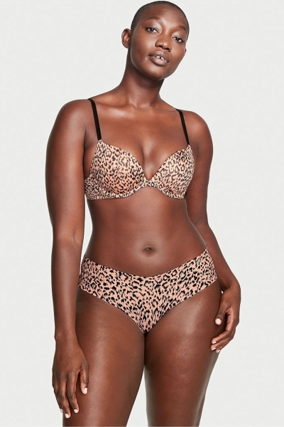 Victoria's Secret No-Show Leopard Print Cheeky Panty Leopardo | 725063IWU