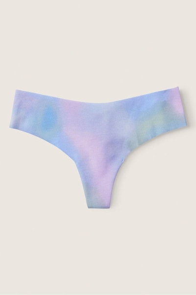 Victoria's Secret No-Show No Show Tanga Panties Azules | 240691GCB