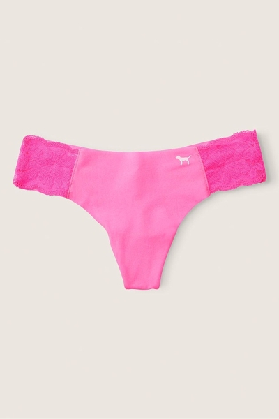 Victoria's Secret No-Show No Show Tanga Panties Rosas Rosas | 286019TLX