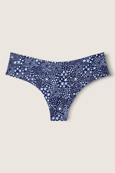 Victoria's Secret No-Show No Show Tanga Panties Azules | 352786FYJ