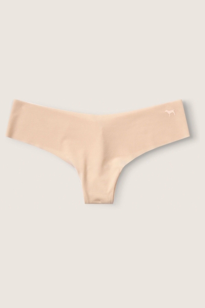 Victoria's Secret No-Show No Show Tanga Panties Beige | 841730SNK