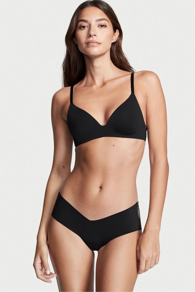 Victoria's Secret No-Show Smooth No Show Hipster Panty Negras | 795864NIA