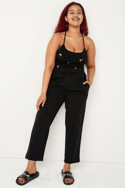 Victoria's Secret Pista Ankle Jogger Negras | 316024MBT