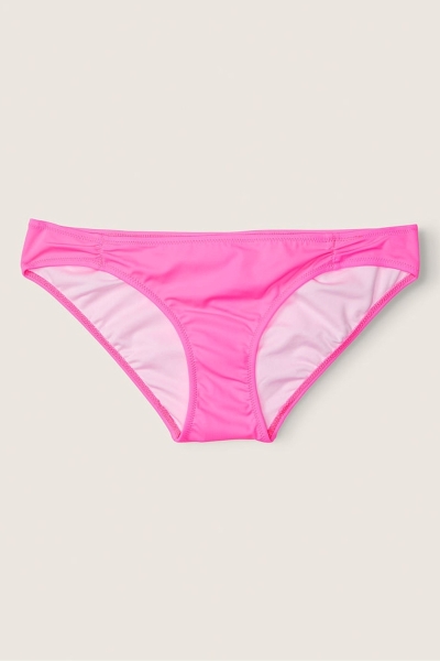 Victoria's Secret Ruched Front Bikini Bottoms Rosas Rosas | 425810XAO