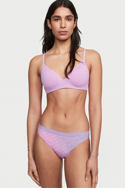 Victoria's Secret Seamless Bikini Panties Moradas | 520749UYJ