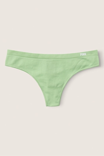 Victoria's Secret Seamless Tanga Panties Soft Jade | 392604OFG