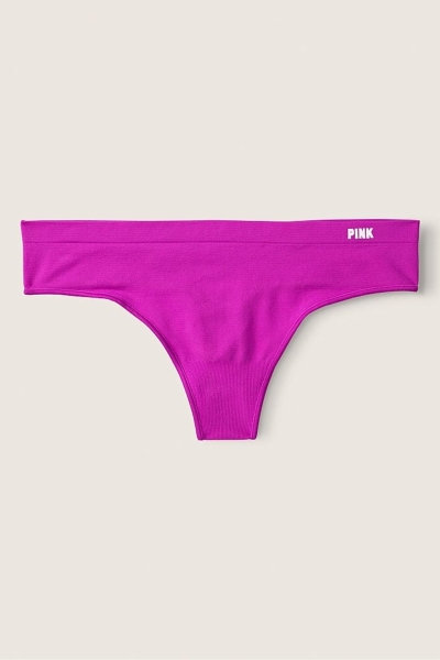 Victoria's Secret Seamless Tanga Panties Rosas | 420519TZD