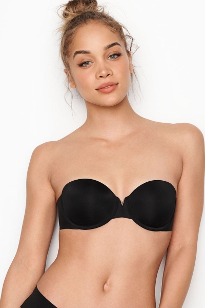 Victoria's Secret Sexy Illusions by Smooth Multiway Strapless Bra Negras | 961703KFT