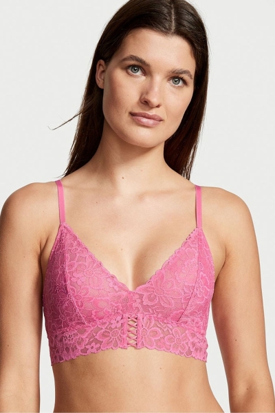 Victoria's Secret Sexy Tee Encaje Unlined Bralette Negras | 789025JRO