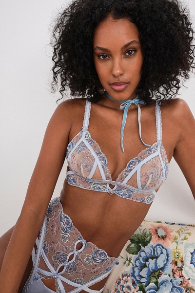 Victoria's Secret Sorbet Rose Bralette Azules | 263957TDU