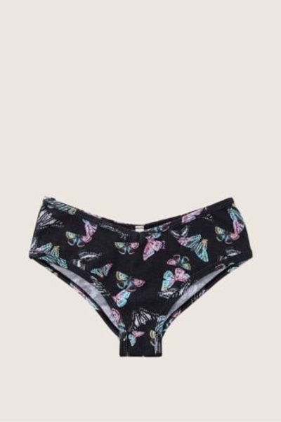 Victoria's Secret Stretch Algodon Algodon Cheeky Panties Negras | 483201YBP