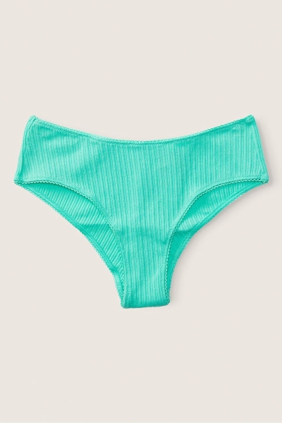 Victoria's Secret Stretch Algodon Algodon Cheeky Panties Verde | 543812UDZ