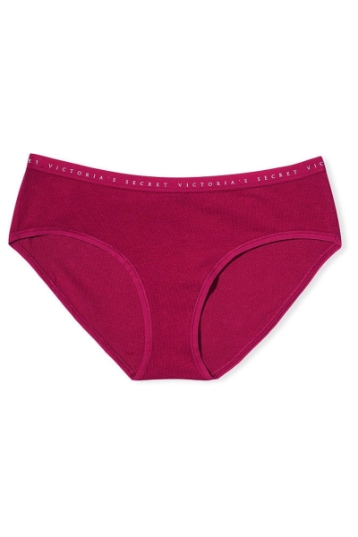 Victoria's Secret Stretch Algodon Stretch Algodon Hiphugger Panty Negras | 742691VQM