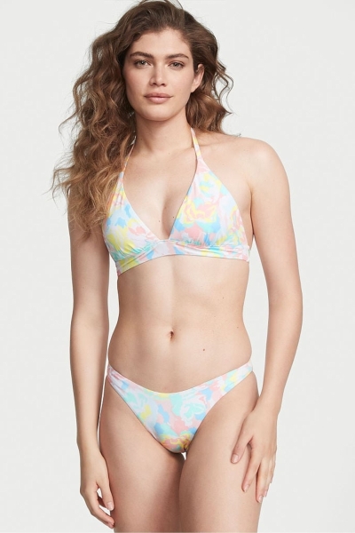 Victoria's Secret Swim Bikini Top Camuflaje Azules | 168930KGN