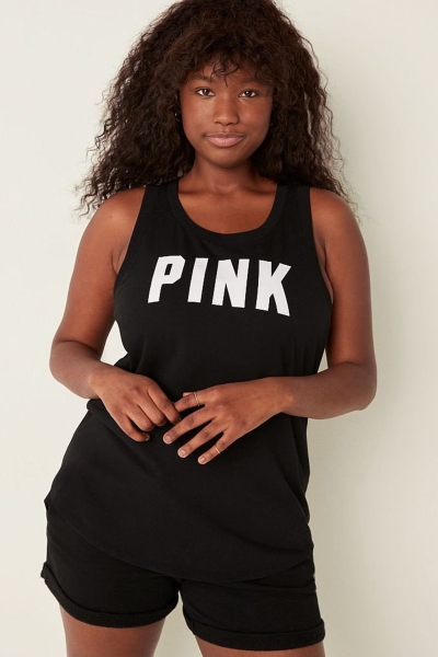 Victoria's Secret Tank Top Negras | 643257OCF