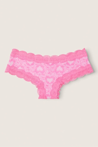 Victoria's Secret The Lacie Encaje Trim Cheeky Panties Negras | 462150TXN