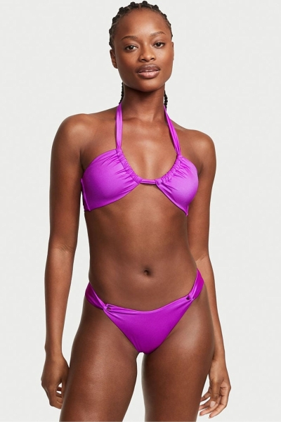 Victoria's Secret Twist Multiway Halterneck Bikini Top Moradas | 430792GSK