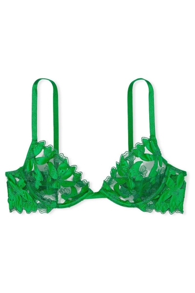 Victoria's Secret Very Sexy Embroidered Unlined Demi Bra Verde | 097231FBW