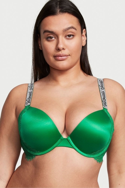 Victoria's Secret Very Sexy Shine Correa Push Up Bra Verde | 294678MNU