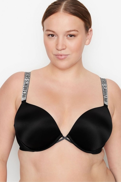 Victoria's Secret Very Sexy Shine Correa Add 2 Cups Bombshell Bra Negras | 501367BHD