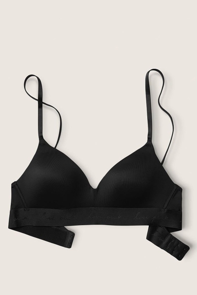 Victoria's Secret Wear Everywhere Smooth Lightly Forro Non Wired T-Shirt Bra Negras | 458167PCF