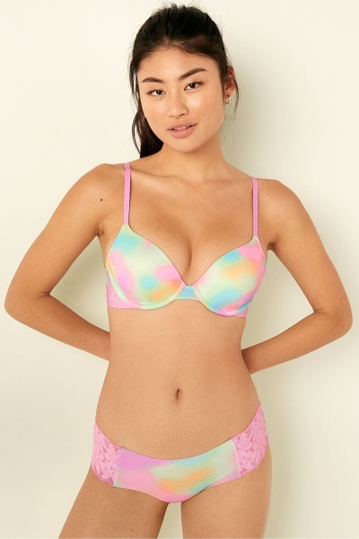 Victoria's Secret Wear Everywhere Smooth Lightly Forro T-Shirt Bra Rosas | 832064JZQ